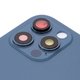 Задняя панель корпуса для iPhone 12 Pro, синяя, со стеклом камеры, small hole Превью 1