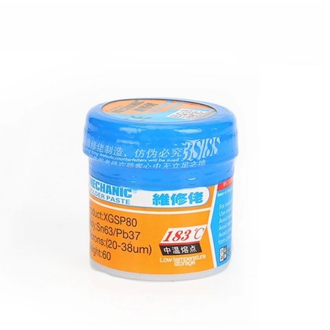 BGA Paste Mechanic XGSP80, (Sn 63%, Pb 37%, 183 °C, 60 g) Preview 1