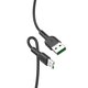 Cable USB Hoco X33, USB tipo-A, micro USB tipo-B, 100 cm, 4 A, negro, VOOC, #6931474709141 Vista previa  1