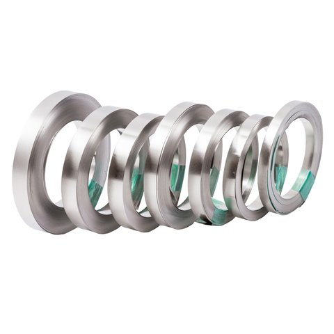 Cinta de níquel para soldar baterías, 0,3 mm, 10 mm, 10 m, acero niquelado Vista previa  1