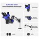 Microscopio Mechanic Super XS-DVS-1, trinocular, 6,7X-45X Vista previa  1