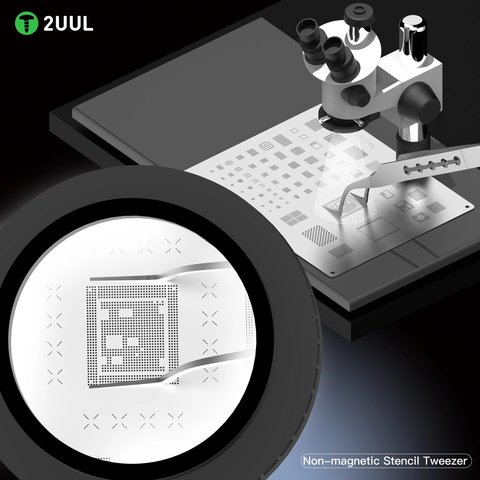 Pinzas para smd 2UUL TW22, curvada, 150 mm, no magnético Vista previa  1