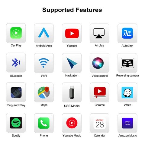 CarPlay for Mercedes-Benz A / B / E / G / V-Class, GLB / GLE / GLC / GLS 2019 2020 with NTG6.0 Preview 4