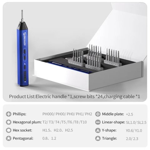 Destornillador eléctrico inalámbrico Mechanic ES240, 24 in 1 Vista previa  5