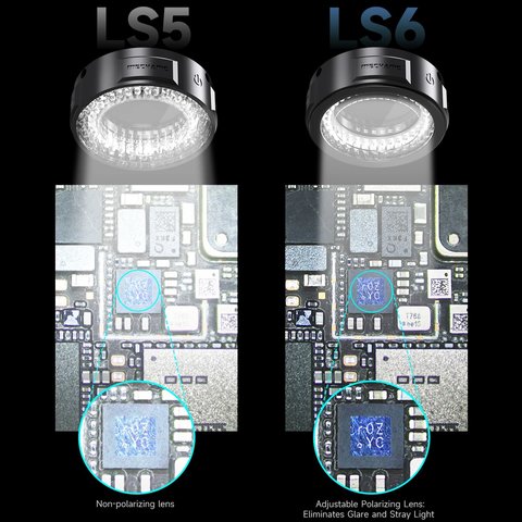 Iluminación para microscopio Mechanic LS6, diodo, 84 LED Vista previa  2