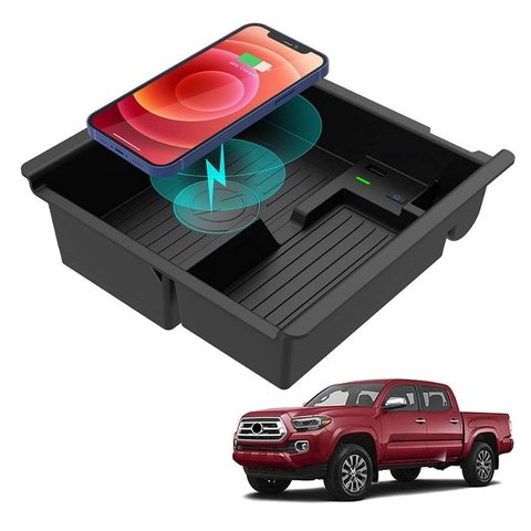 Безпровідна зарядка QI для Toyota Tacoma 2016-2021 р.в. Прев'ю 3