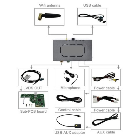 CarPlay для Infiniti QX70 / Q70 Low / G35 / FX35 / FX50 / EX25 / EX35 Прев'ю 2