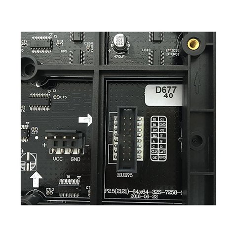 LED-модуль Ledmax для рекламних екранів P2.5-RGB-SMD (320 × 160 мм, 128 × 64 точок, IP20, 1000 нт) Прев'ю 1