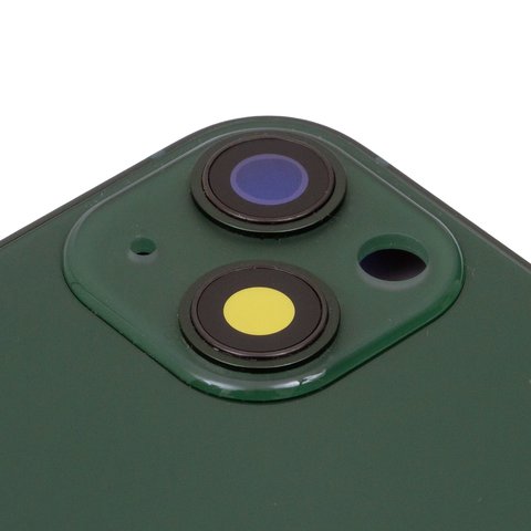 Корпус для iPhone 13, зеленый, с держателем SIM-карты, с боковыми кнопками Превью 1