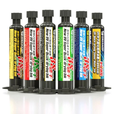 Паяльна маска Mechanic SU3, біла, 10 мл, ультрафіолетова Прев'ю 2