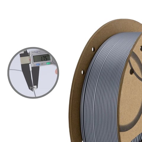 Филамент ELEGOO PLA+, серый (gray), 1 кг Превью 1