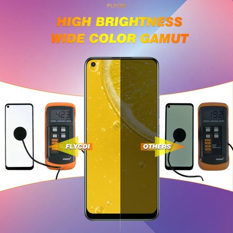 Дисплей для Realme 7i, C17; OnePlus Nord N100; Oppo A32, A33 (2020), A53 4G, A53s 4G, черный, без рамки, FLYCDI, BV065WBM-L03-MB00 Превью 2