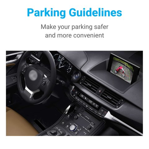 Задняя камера для Lexus в комплекте с кабелем 24 пинов для подключения Превью 4