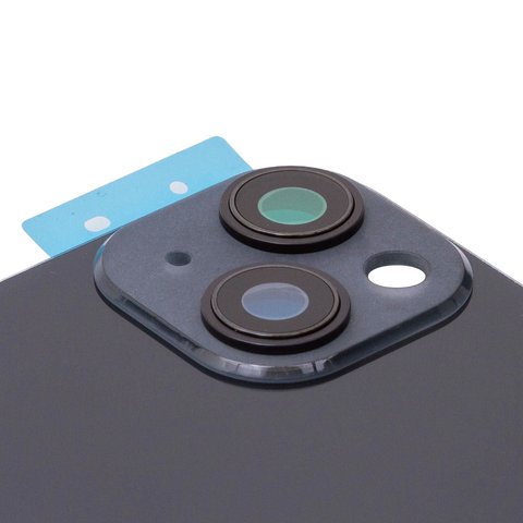 Задня панель корпуса для iPhone 14 Plus, чорна, із склом камери, High Copy, midnight Прев'ю 1