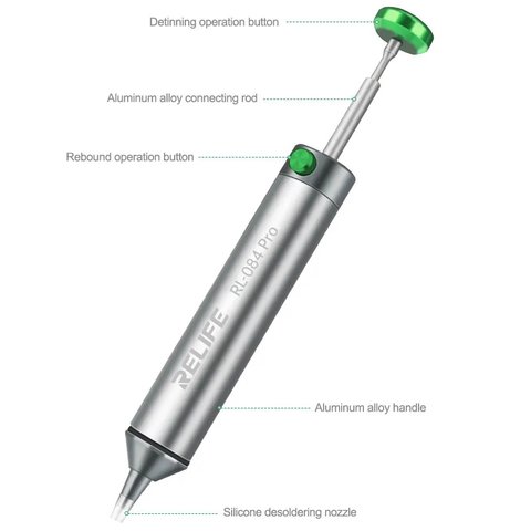 Олововідсмоктувач RELIFE RL-084 Pro, 150 мм Прев'ю 6