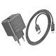 Мережевий зарядний пристрій Hoco CS11A, чорний, з micro-USB кабелем тип-В, 1 порт, #6942007603584 Прев'ю 1