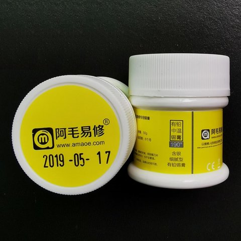 BGA паста Amaoe M13, 190 °C, 50 г Прев'ю 2