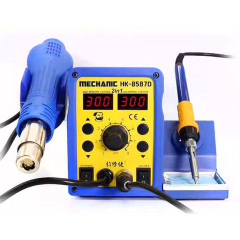 Паяльна станція термоповітряна Mechanic HK-8587D, турбінна Прев'ю 1