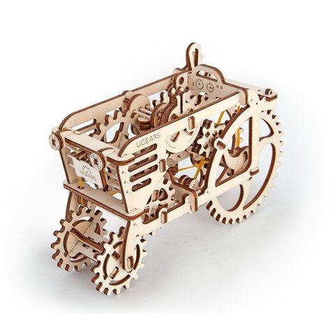 Mechanical 3D Puzzle UGEARS Tractor Preview 1